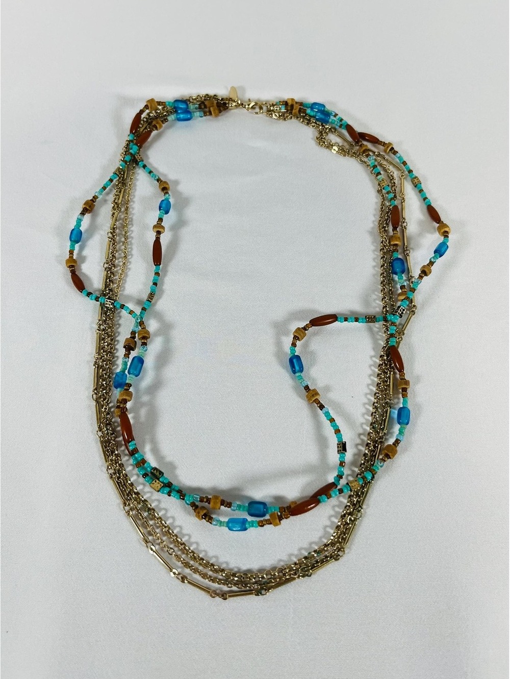 Vintage Premier Designs "Sedona" Multi Strand Layered Necklace 2064